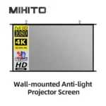 MIXITO Wall-mounted Anti-light Projector Screen 16:9 Ratio Outdoor Office Home Entertainment Portable High-definition Foldable