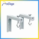 ProGaga Projector Screen Mounting Hook Stand L-Bracket Wall Hanging Mount Kit Adjustable Extension Screws Movie Screen Placement