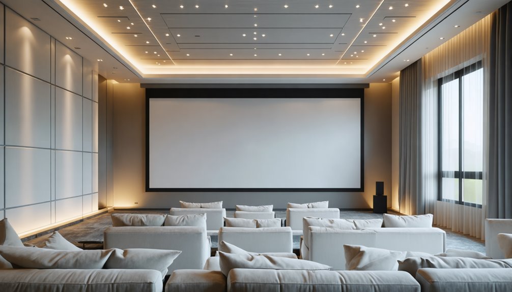 home theater projector screens